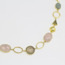 Load image into Gallery viewer, Layered necklace with Gemstones-Veezha
