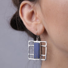 Load image into Gallery viewer, Daricha Lapis Earrings-Veezha